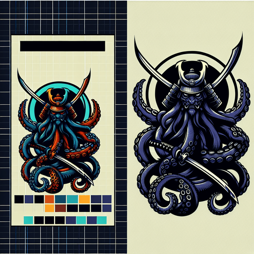 侍蛸.
Single Game Texture. In-Game asset. 2d. Blank background. High contrast. No shadows.