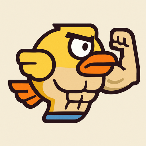 Make a sigma flapy bird.
In-Game asset.  2d.  No shadows