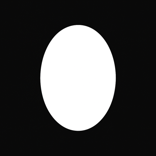 make a fully white eye like a just oval but without pupil.
In-Game asset.  2d.  High contrast.  No shadows