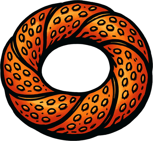 Simit.
In-Game asset.  2d.  High contrast.  No shadows