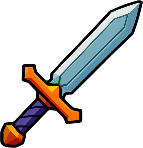 Espada.
In-Game asset.  2d.  High contrast.  No shadows