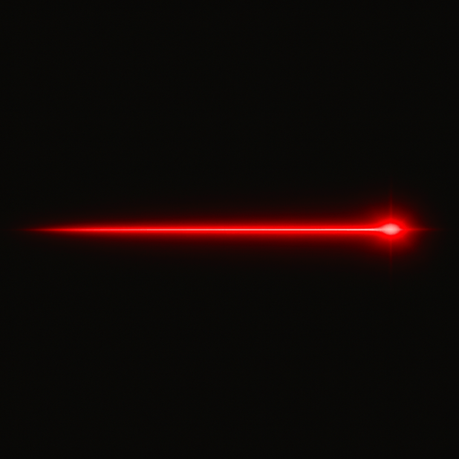 red laser beam.
In-Game asset.  2d.  High contrast.  No shadows