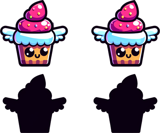 uçabilen düşmanlar tatlı düşman.
Single Game Texture.  In-Game asset.  2d.  Blank background.  High contrast.  No shadows