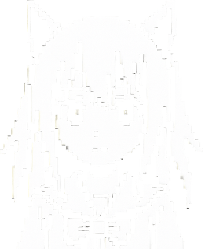 pixel art 2d white anime girl
In-Game asset.  2d.  High contrast.  No shadows