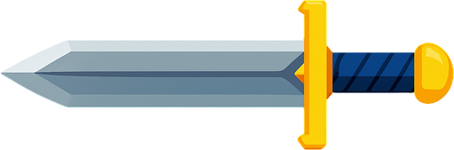 HORIZONTAL BLADE.
In-Game asset.  2d.  High contrast.  No shadows