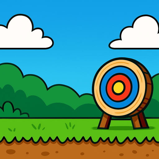 Fondo para un juego de fruit archer.
In-Game asset.  2d.  High contrast.  No shadows