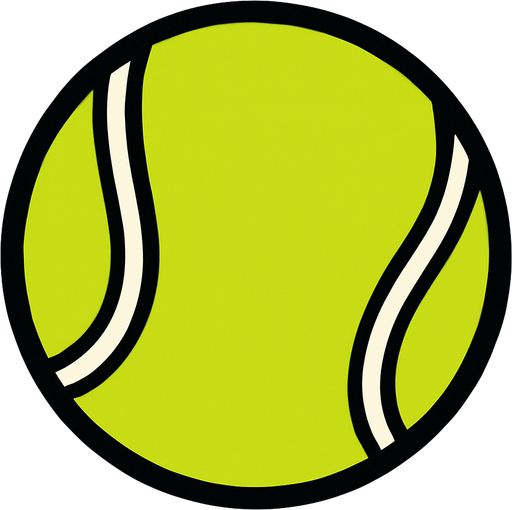 tennis ball.
In-Game asset.  2d.  High contrast.  No shadows