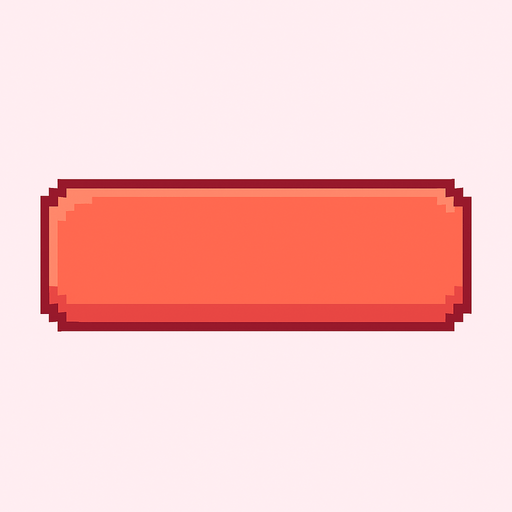 (700x140) button (cute pixel art). no writing
No shadows