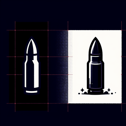 bullet'.
Single Game Texture.  In-Game asset.  2d.  Blank background.  High contrast.  No shadows