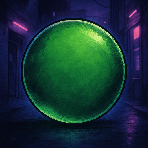 semi-realistic comic book style, moody neon lighting, lo-fi urban atmosphere, rich textures, cinematic framing, purple and blue tones, soft gradients, ambient reflections