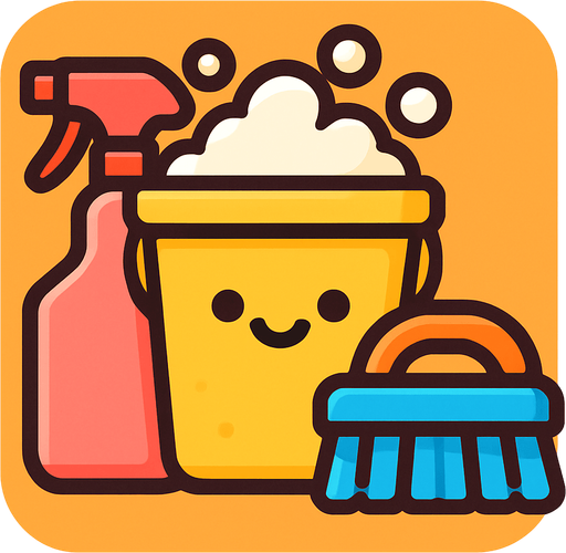 create a cute icon for cleaning item.
In-Game asset.  2d.  High contrast.  No shadows
