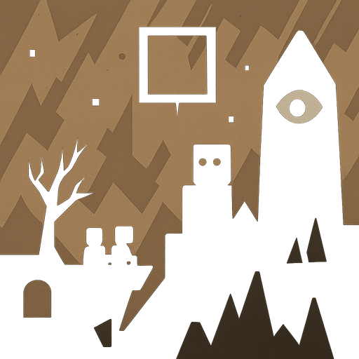 background image for sqube darkness game.
In-Game asset.  2d.  High contrast.  No shadows