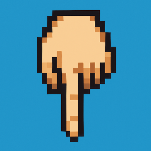 Finger to play guitar pixel art 2d without guitar.
In-Game asset.  2d.  High contrast.  No shadows