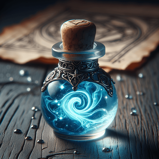 blue potion
a blue potion