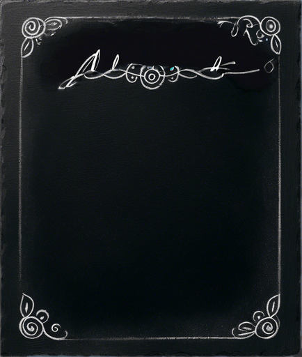 Text "ADEPT ELIXIR" handwritten in white chalk