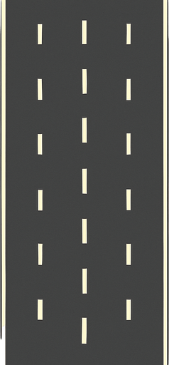 The asphalt road will be a little wider