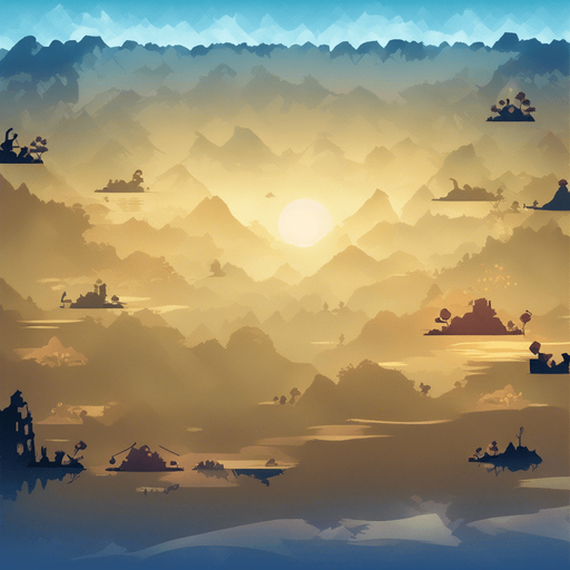 Same image, but in vector game art style without blur.