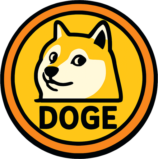 DOGE Coin.
In-Game asset.  2d.  High contrast.  No shadows