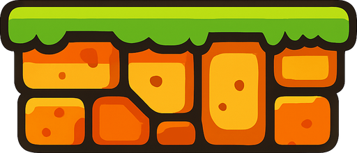 Platform.
In-Game asset.  2d.  High contrast.  No shadows