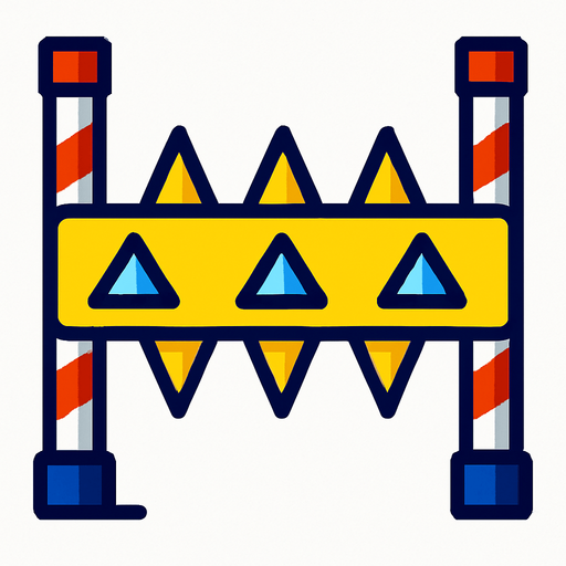 Make an obstacle like Sonic's.
In-Game asset.  High contrast.  No shadows. 2d