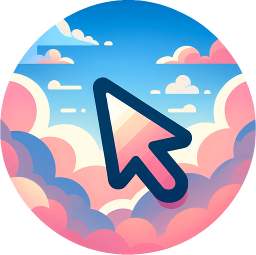 сделай нежный, небесный курсор для игры.
Single Game Texture. In-Game asset. 2d. Blank background. High contrast. No shadows.