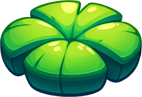 Cartoon lilypad
Single Game Texture. In-Game asset. 2d. Blank background. High contrast. No shadows.