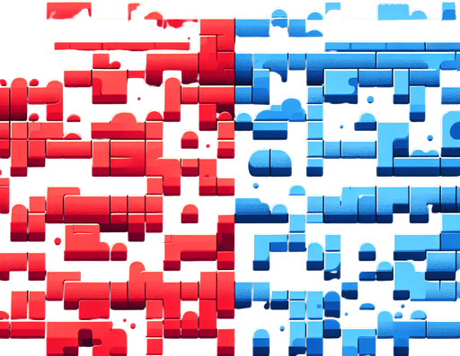 background red and blu.
Single Game Texture.  In-Game asset.  2d.  Blank background.  High contrast.  No shadows