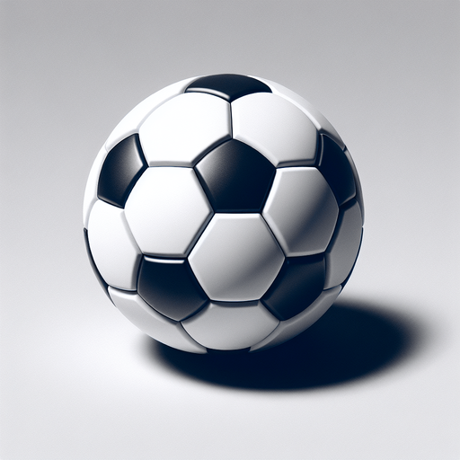 Can you create a soccer ball?.
Single Game Texture. In-Game asset. 2d. Blank background. High contrast. No shadows.