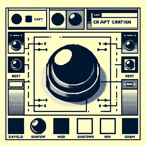 Reset ball button retro style.
Single Game Texture. In-Game asset. 2d. Blank background. High contrast. No shadows.