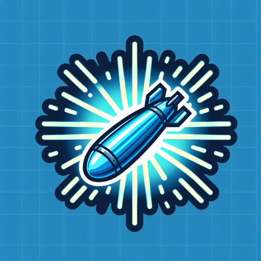 blue light horizontal torpedo.
Single Game Texture.  In-Game asset.  2d.  Blank background.  High contrast.  No shadows