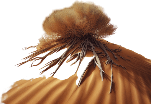 DUNE BUSH, TOP VIEW