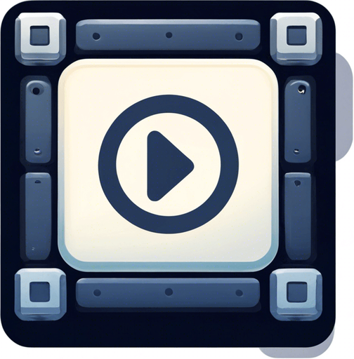 remove the play sign and circle in the middle