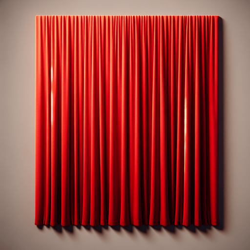 vertical red curtain.
Single Game Texture. In-Game asset. 2d. Blank background. High contrast. No shadows.