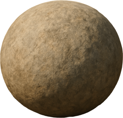 big round stone