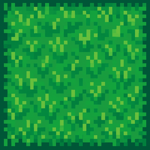 Cesped pixelart.
In-Game asset.  2d.  High contrast.  No shadows