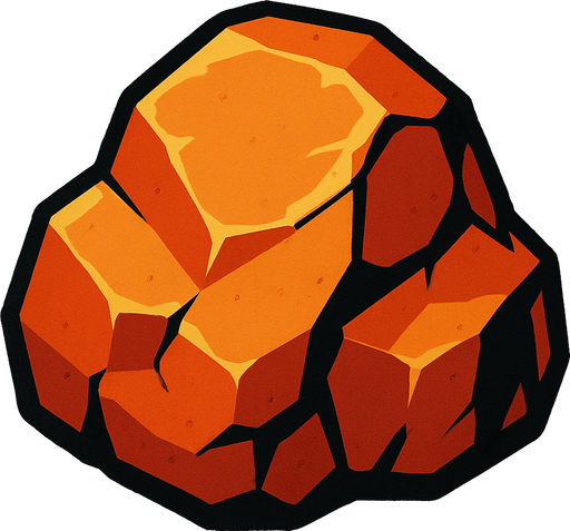 rock.
In-Game asset.  2d.  High contrast.  No shadows