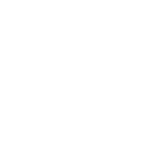 A black monster with a creepy white grin. No background. Transparent background. Blank background. No shadows. 2d. In-Game asset. flat