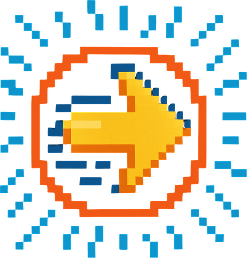 Powerup speed boost 2d pixilated topdown.
In-Game asset.  2d.  High contrast.  No shadows