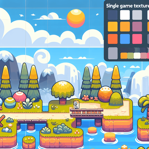 Flappy Bird Game Background.
Single Game Texture. In-Game asset. 2d. Blank background. High contrast. No shadows.