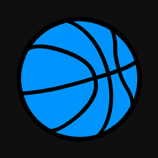 Bana 2d basketbol topu yap mavi renk olsun.
In-Game asset.  2d.  High contrast.  No shadows