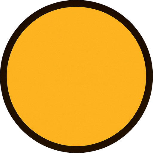 Circle.
In-Game asset.  2d.  High contrast.  No shadows