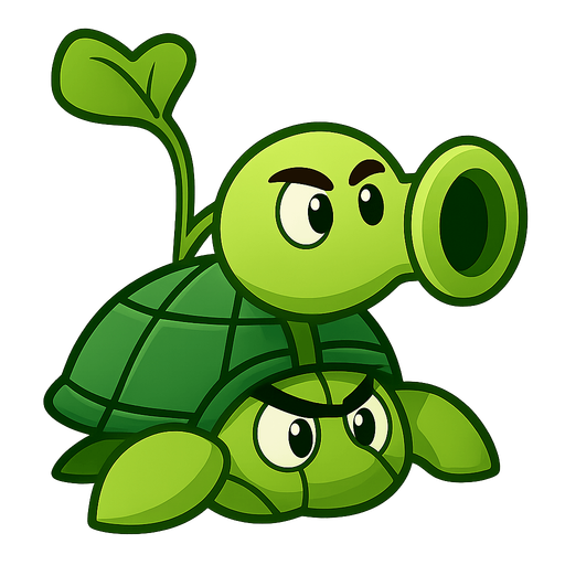 lanzamaiz pvz. No background. Transparent background. Blank background. No shadows. 2d. In-Game asset. flat