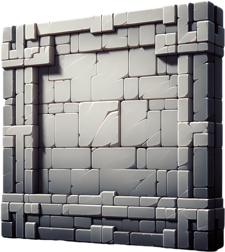 horizontal wall.
Single Game Texture.  In-Game asset.  2d.  Blank background.  High contrast.  No shadows