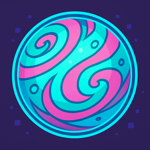 2D sari seffaf golgesiz panelli fantastik bir kure.
In-Game asset.  2d.  High contrast.  No shadows