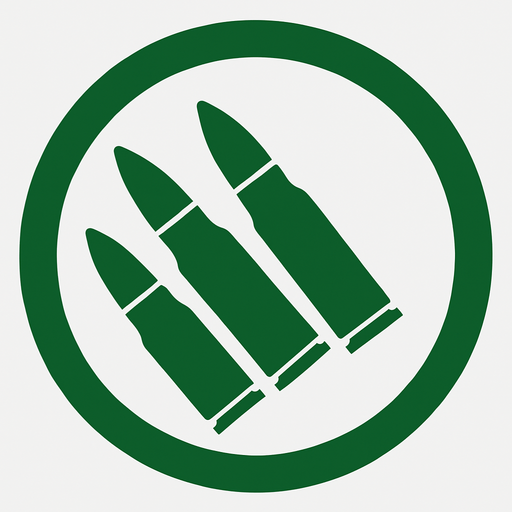 The Ammunitions size should be less and Rotate them left by 30 degrees