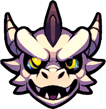 big yellow circles for pupils for the dragons eyes