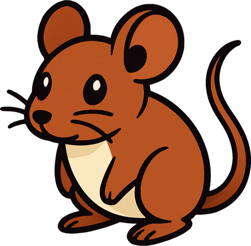 mouse.
In-Game asset.  2d.  High contrast.  No shadows