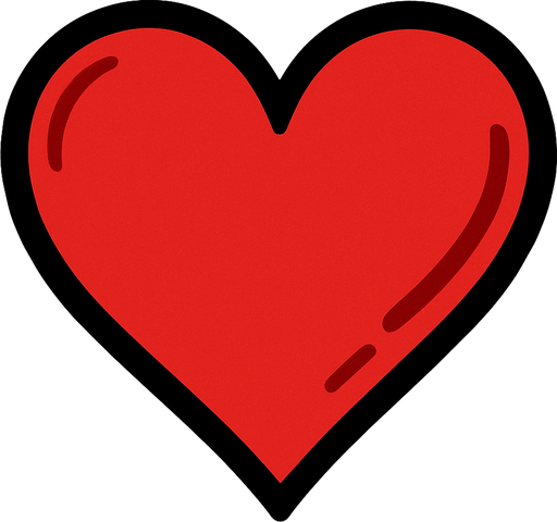 corazon.
In-Game asset.  2d.  High contrast.  No shadows