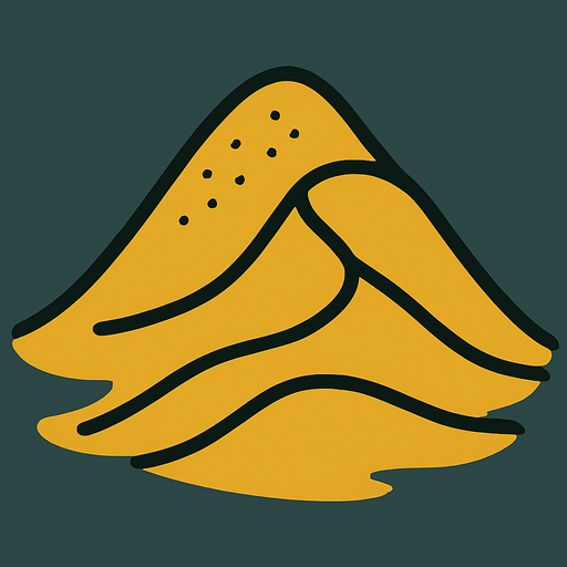 Pile of yellow sand