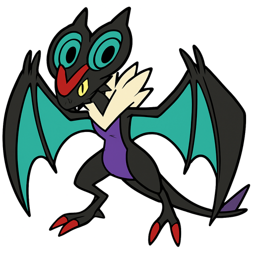 Noivern.
In-Game asset.  2d.  High contrast.  No shadows